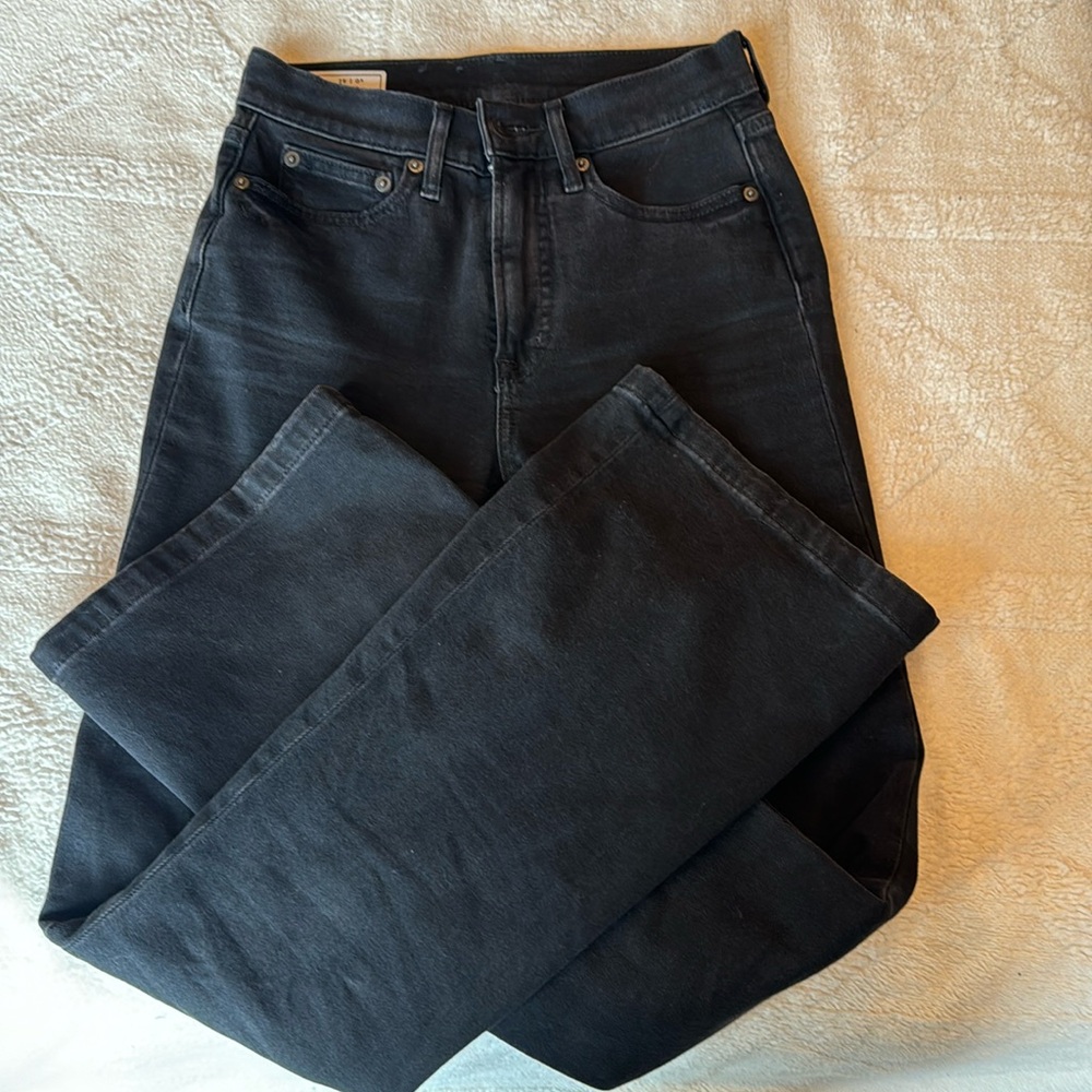 Gap black high waisted flare jeans
